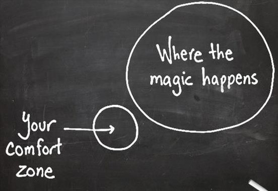 Your comfort zone - Where the magic happens